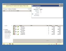 Auftragsassistent mit Einstellungen